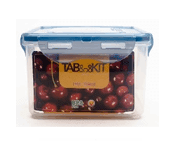 Contenedor Hermético Cuadrado 1.2 Litros