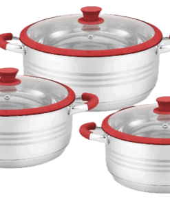 Budineras de Cocina 6 Piezas Red