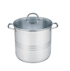 Olla 38x25 cm  Acero Inox.