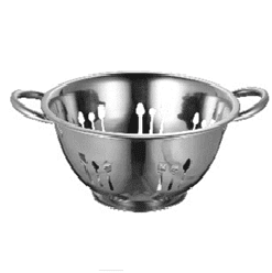 Colador Hondo 28cm Acero Inox.