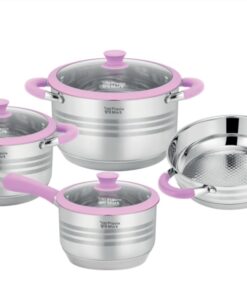 Batería de Cocina 7 Piezas Purple Zamora
