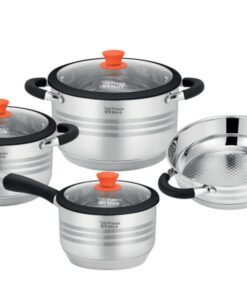 Batería de Cocina 7 Piezas Black Zamora