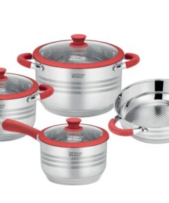 Batería de Cocina 7 Piezas Red Zamora
