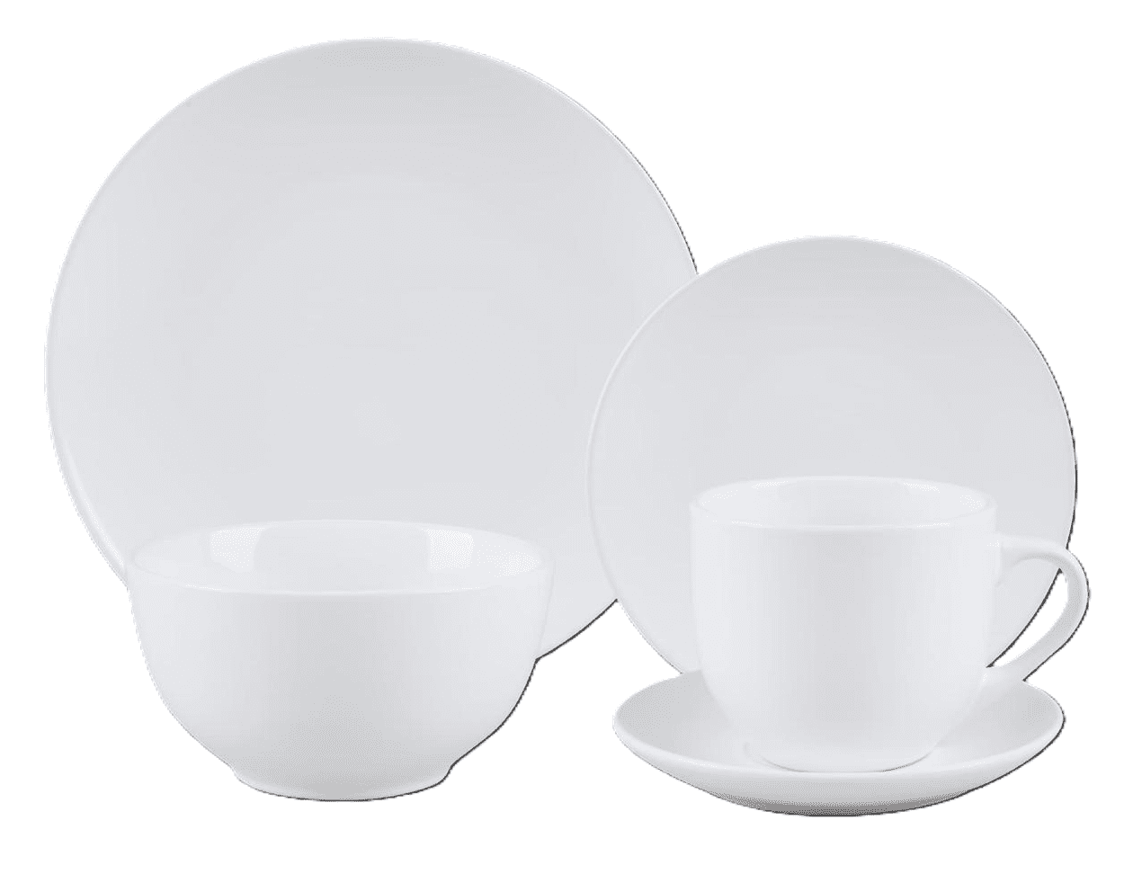 Juego de Vajilla 30 Piezas Blanco