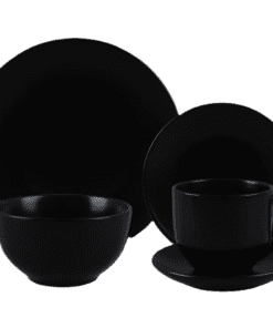 Juego de Vajilla 30 Piezas Negro