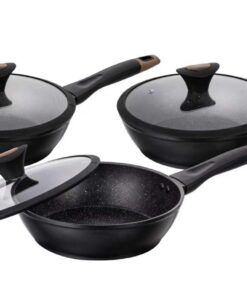 Set Toledo 6 Piezas Woks Negro