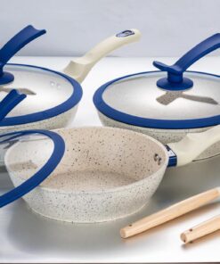Juego de Woks 24-26-28 Cream