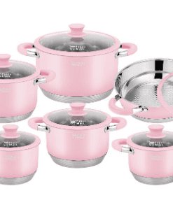 Batería Silicona 12 Piezas Rosa Avila