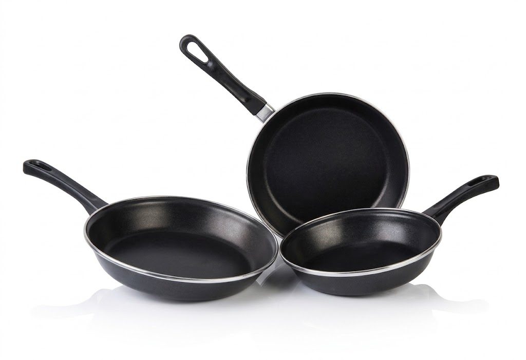 Juego Sartenes Barcelona 20,22,24 cm Negro
