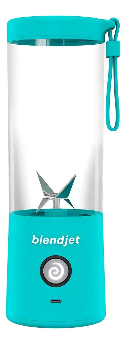 Licuadora Portatil 16 oz Usb Azul Turqueza