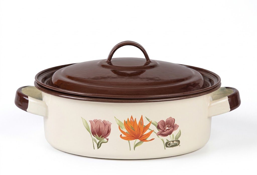 Budinera Recta 22 cm Crema 3 Flores