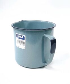 Vaso Recto 16 cm Con Pico Azul Turquesa