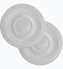 Plato Para Taza 16 cm Emboss Mauve